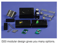 D20 Positioner modular design